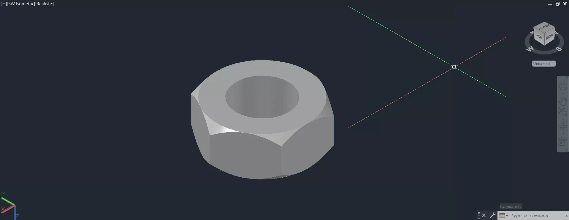 Hex Nut and Bolt 3D Model Free 3D Model 3D Model