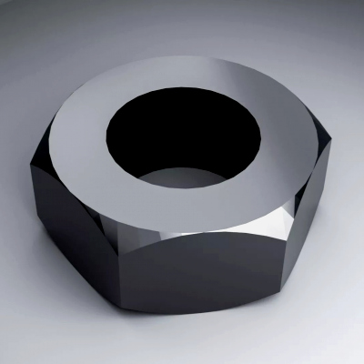 Hex Nut and Bolt 3D Model Free 3D Model