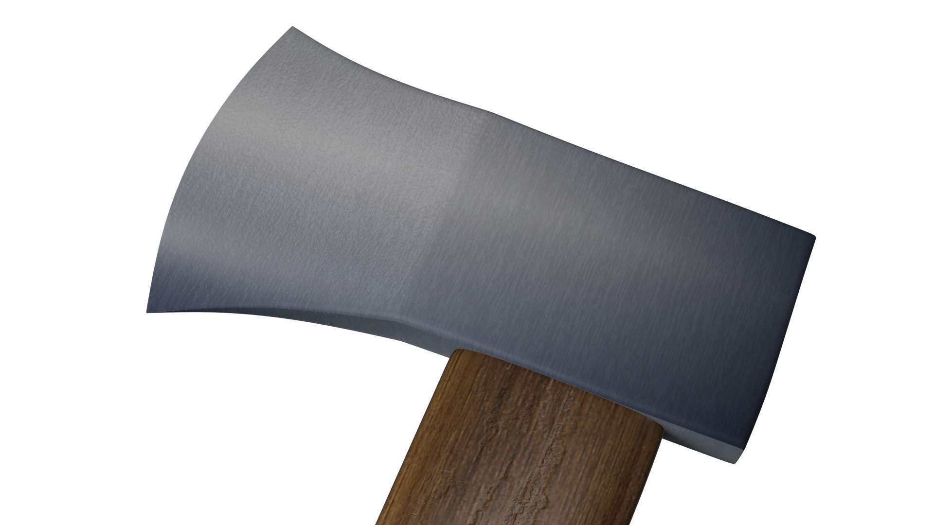 Low Poly Wood Axe 3D Model