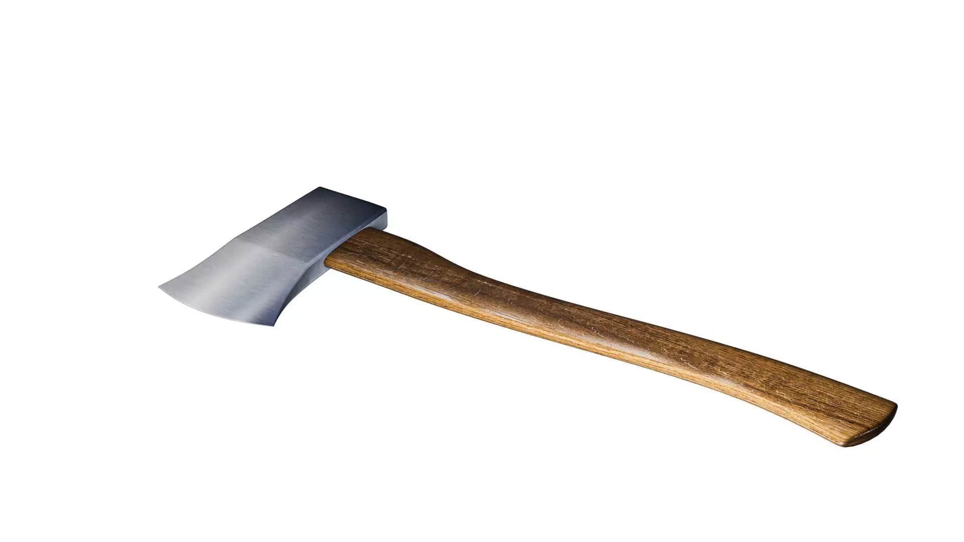 Low Poly Wood Axe 3D Model