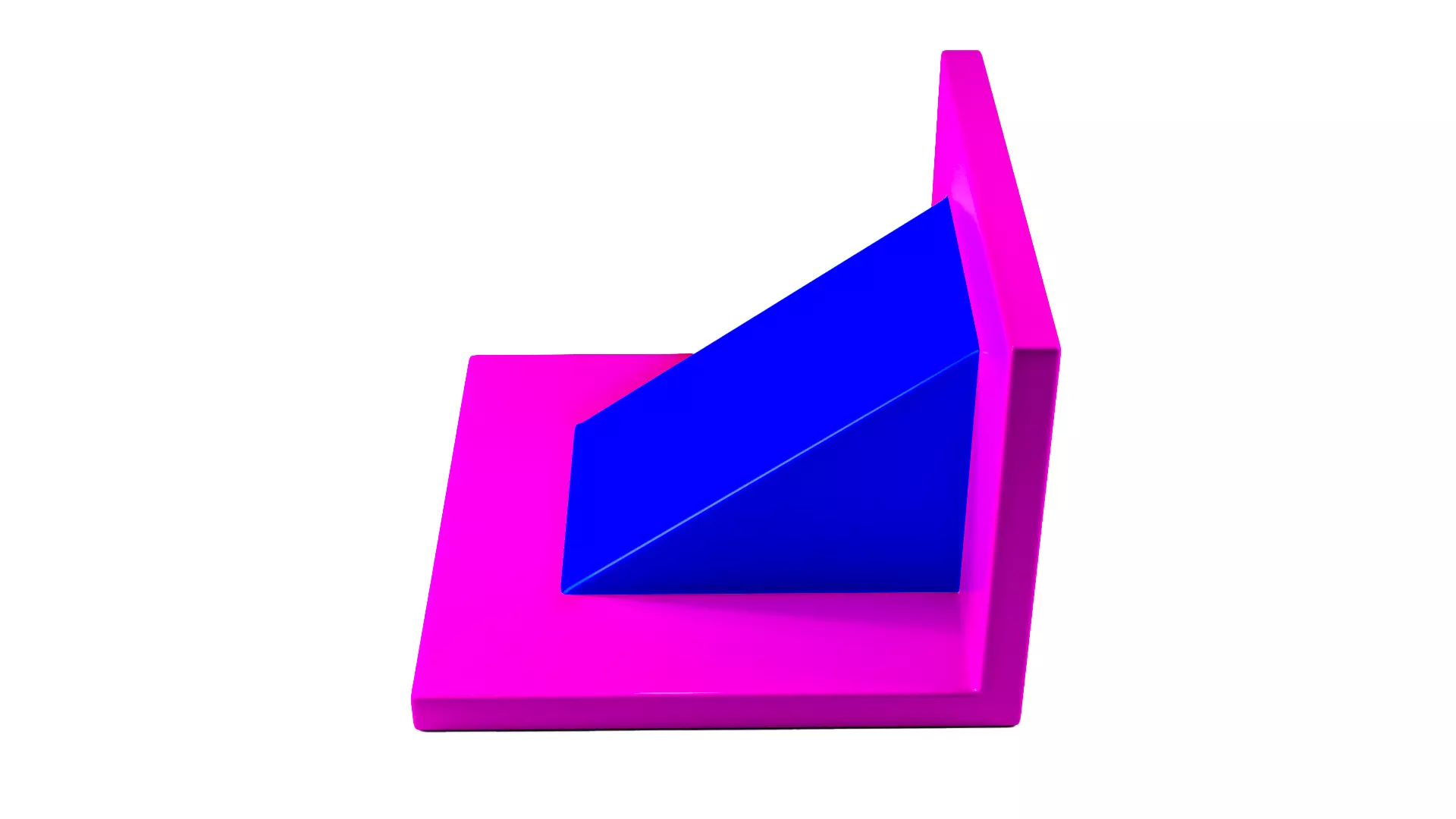 Minimalist Angled Stand Functional 3D Model