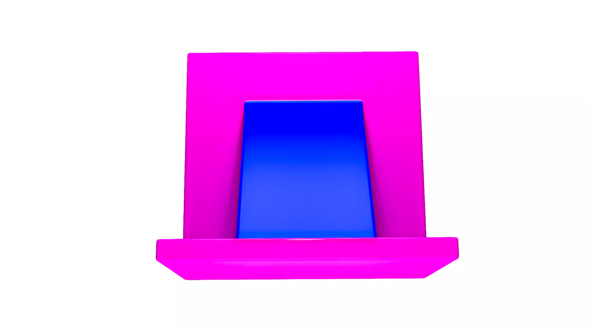 Minimalist Angled Stand Functional 3D Model