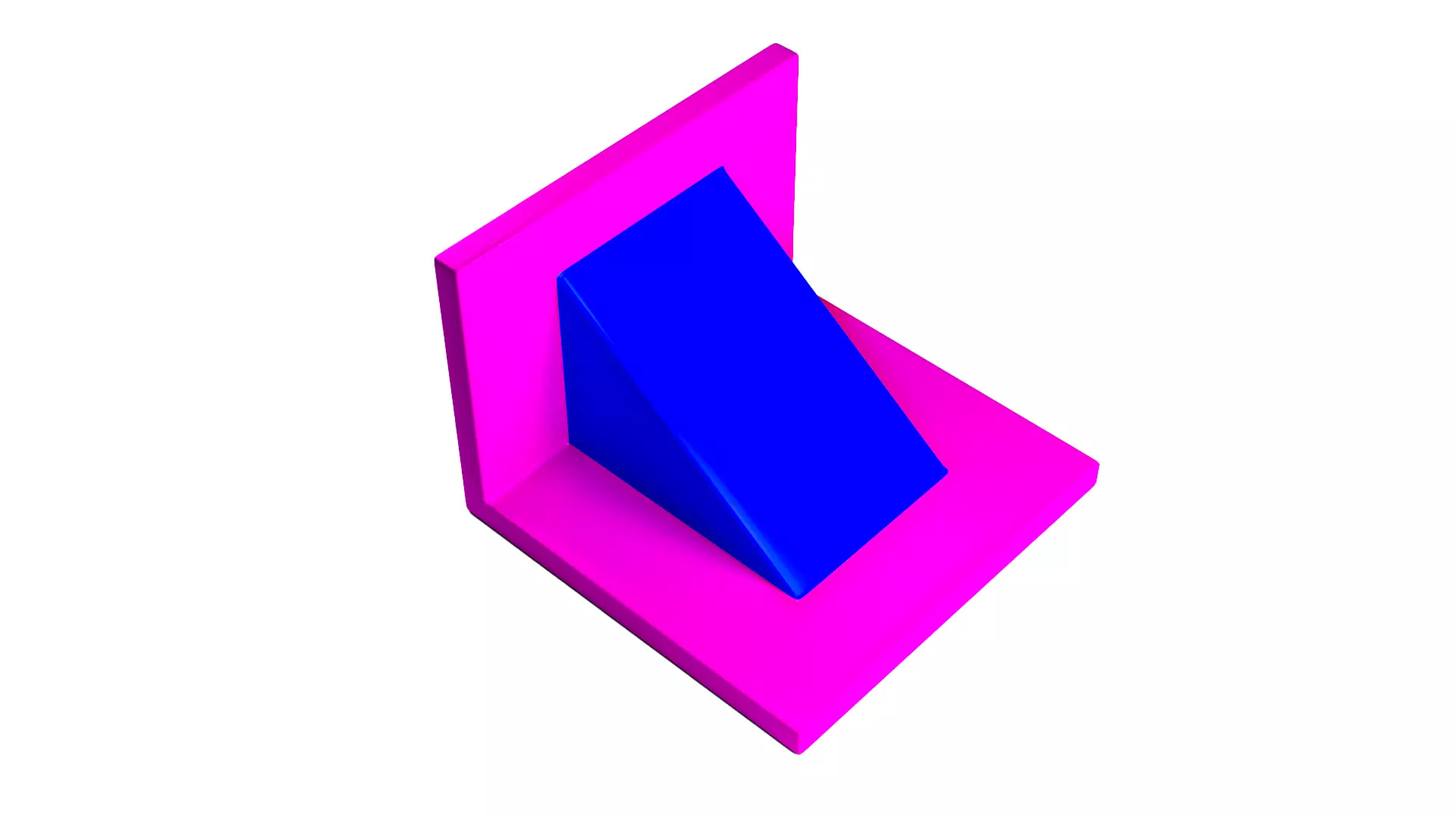 Minimalist Angled Stand Functional 3D Model