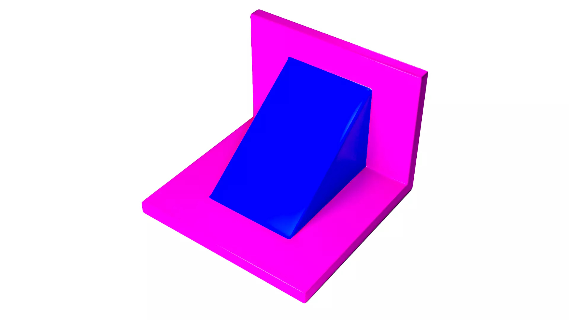 Minimalist Angled Stand Functional 3D Model
