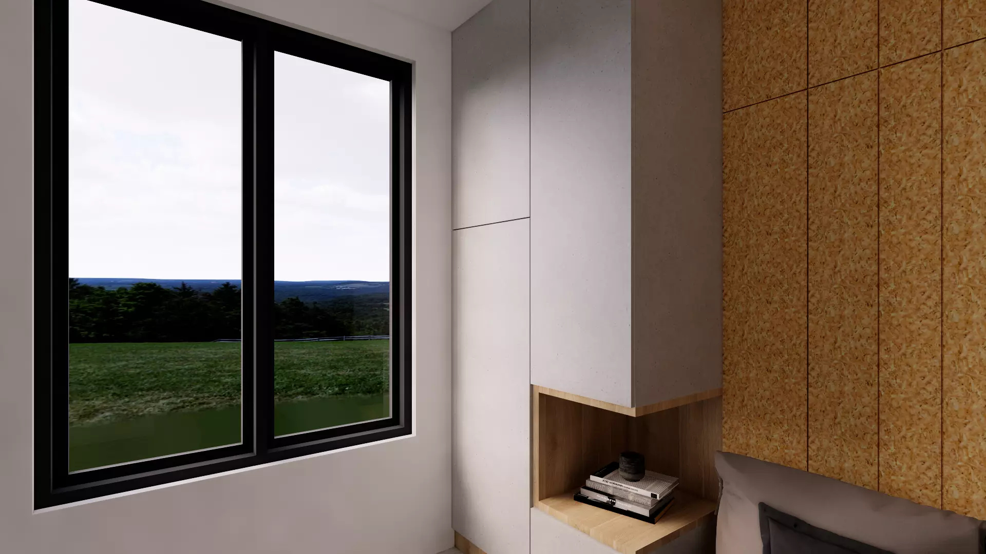 Minimalist Master Bedroom Interior 3D Model 3D Model