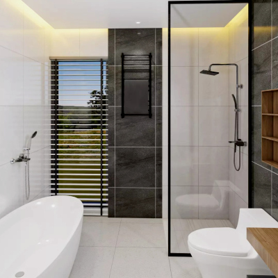 Modern Minimalist Bathroom Interior