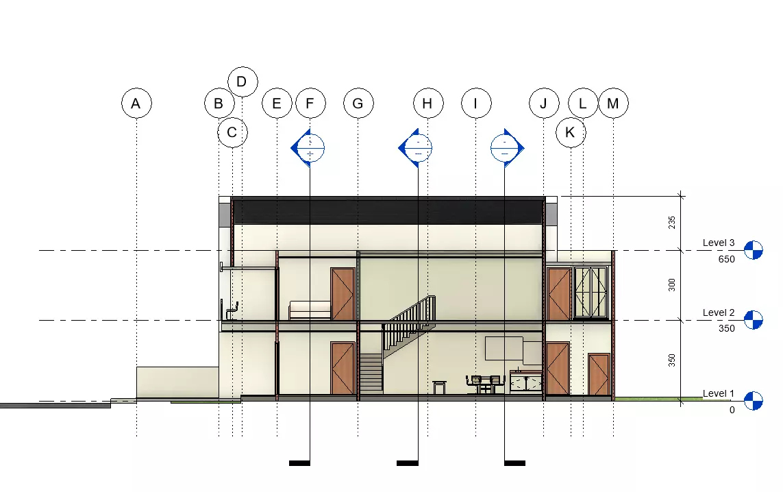 Modern House Exterior 3D Model