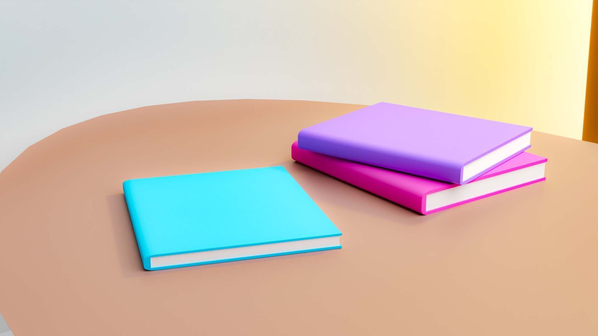 Modern Orange Armchair & Lamp 3D Model