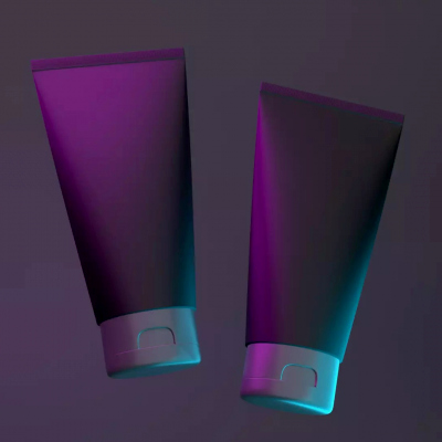 Plastic Tube Packaging 3D Model for Cosmetic Industrial Prod