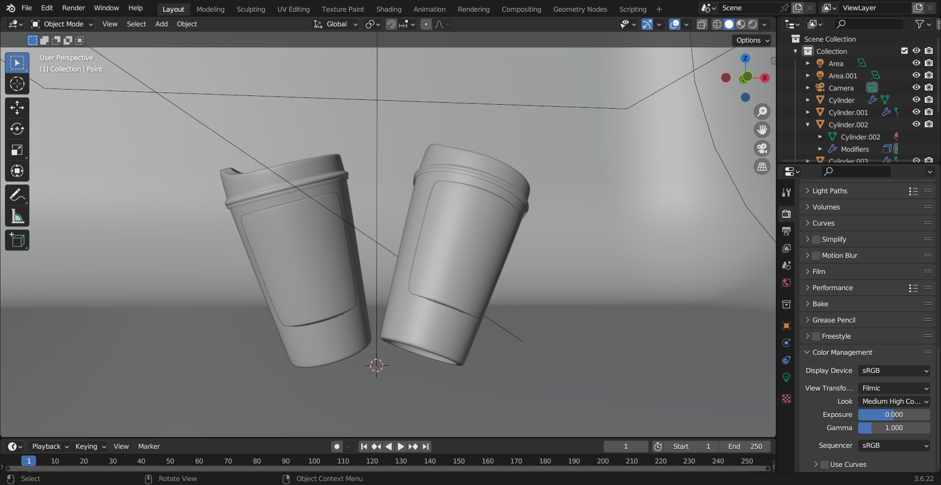Realistic Coffee Cup 3D Model Takeaway Cup with Lid Label 3D 3D Model