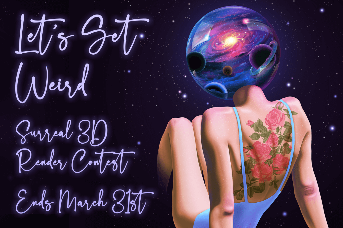 Lets Get Weird Surreal 3D Render Contest