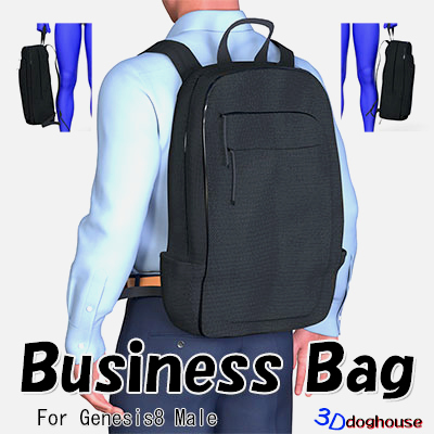 3Dg BusinessBag for Genesis8Male