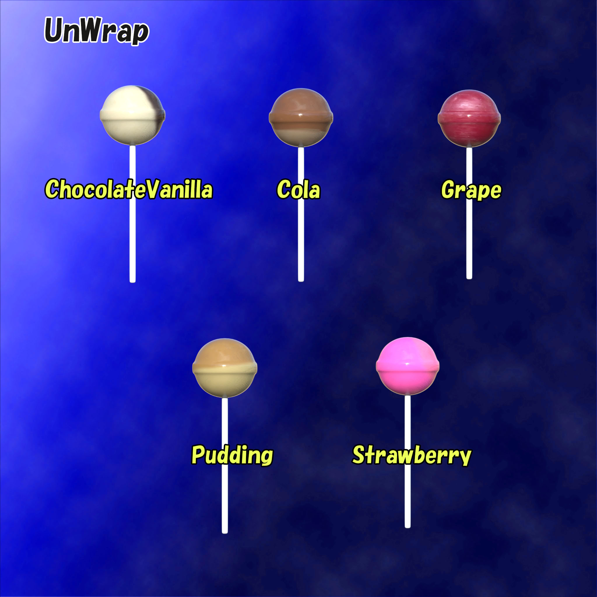 3dg Round Lollipop Daz Content