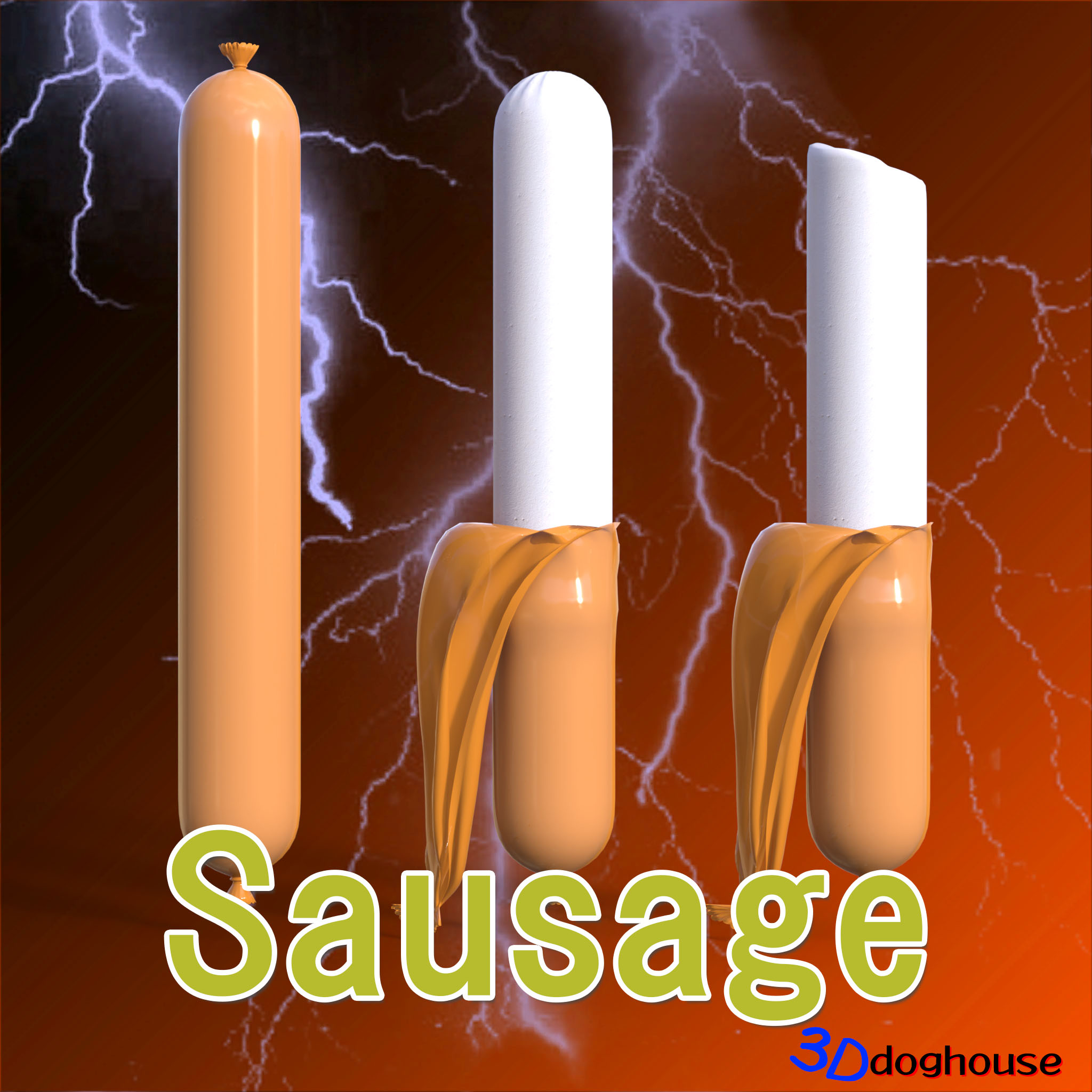 3dg Sausage for G8 Daz Content