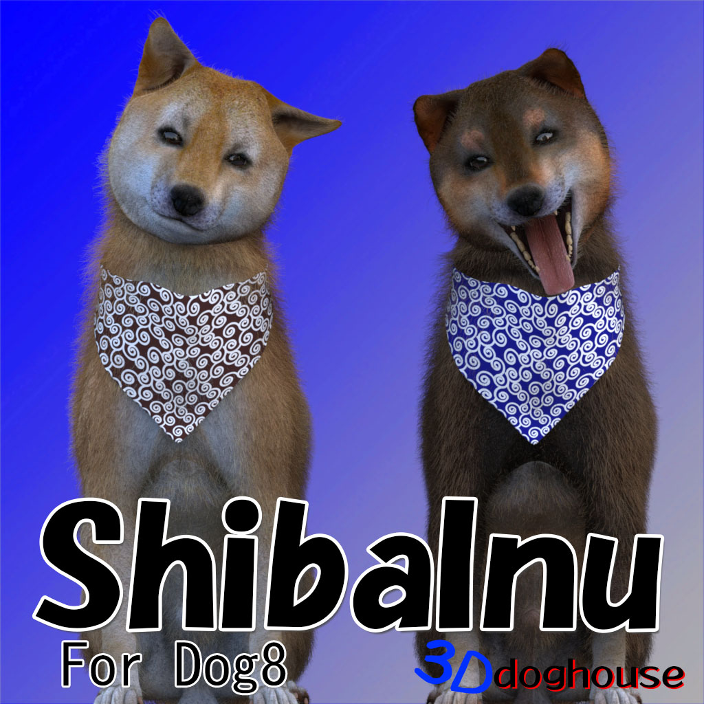 3dg ShibaInu for Dog 8 Daz Content