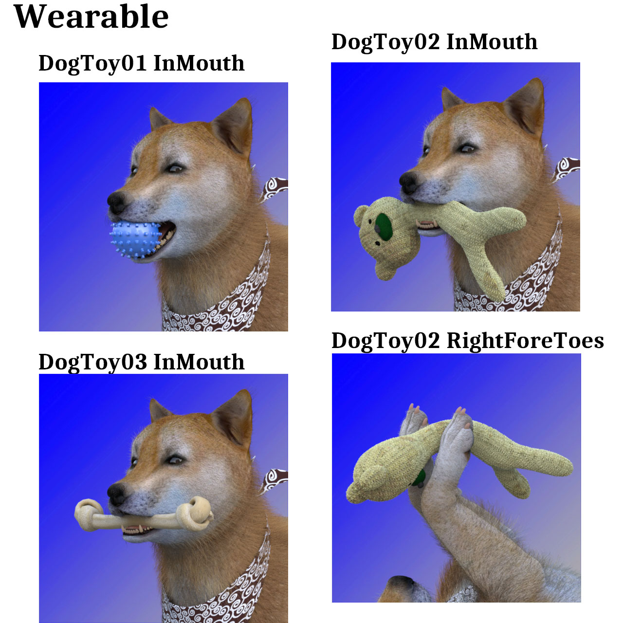 3dg ShibaInu for Dog 8 Daz Content