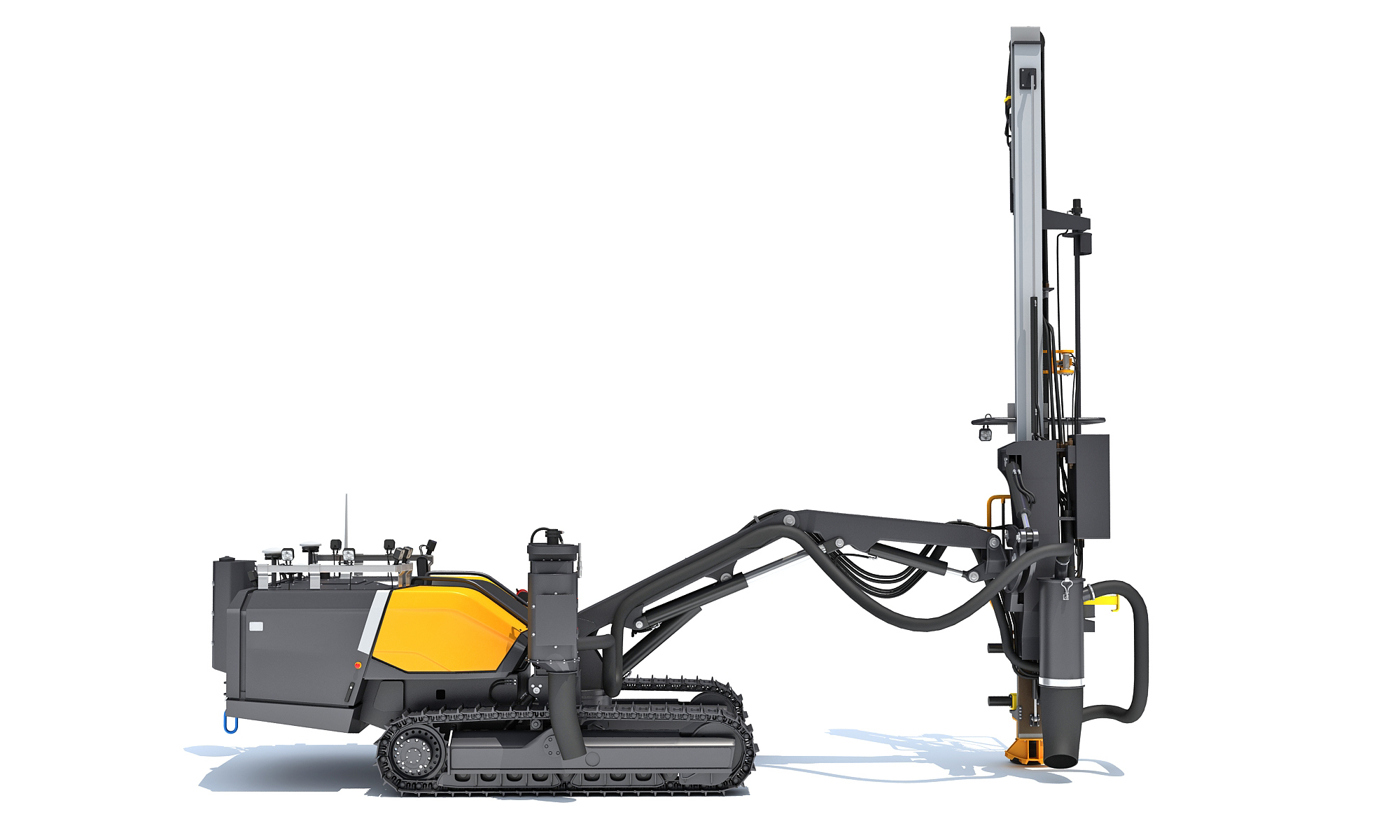 Surface Drill Rig Mining Machine 3D Model 3D Model