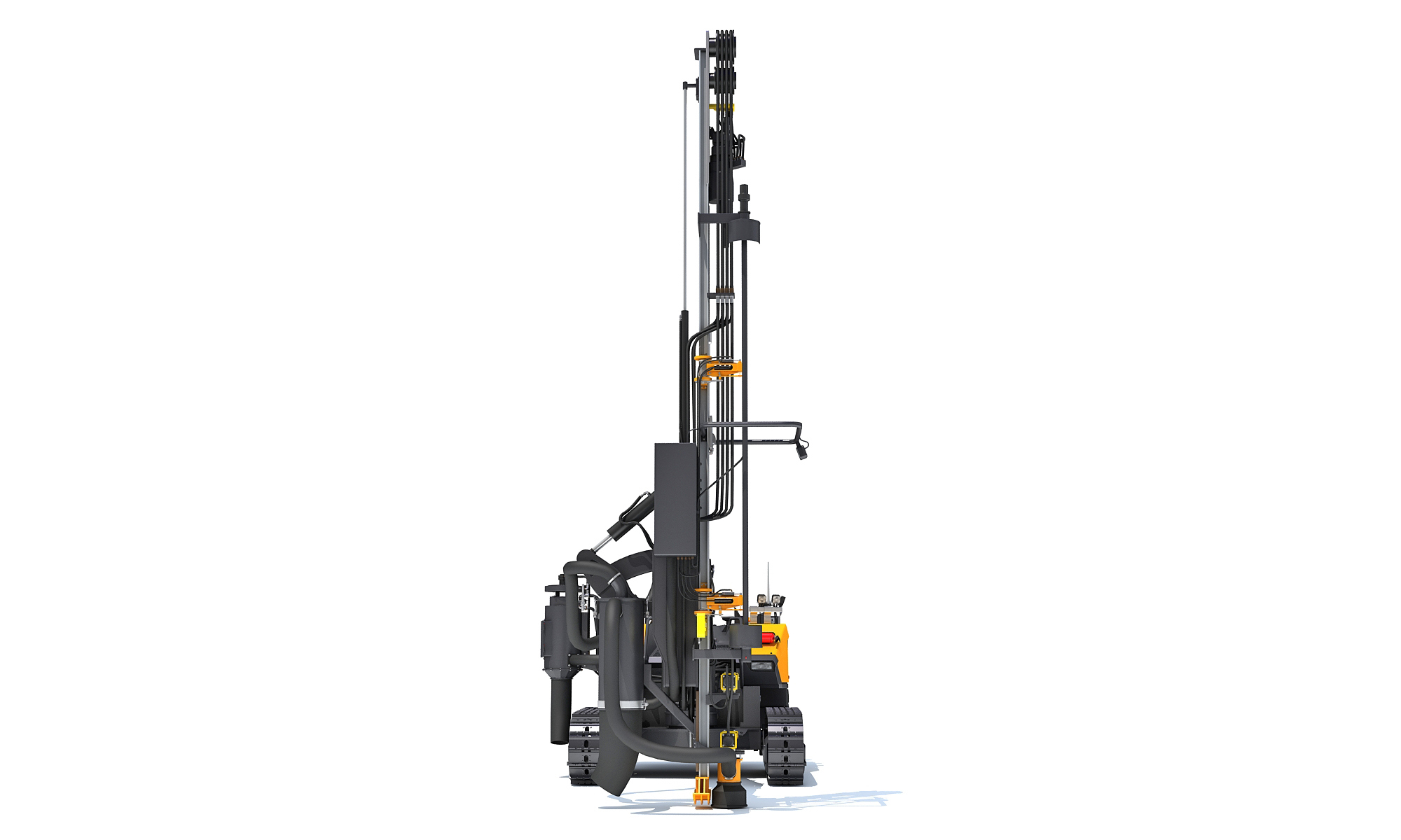 Surface Drill Rig Mining Machine 3D Model 3D Model