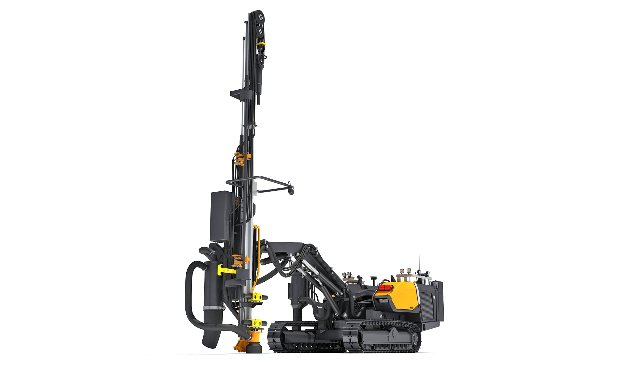 Surface Drill Rig Mining Machine 3D Model 3D Model
