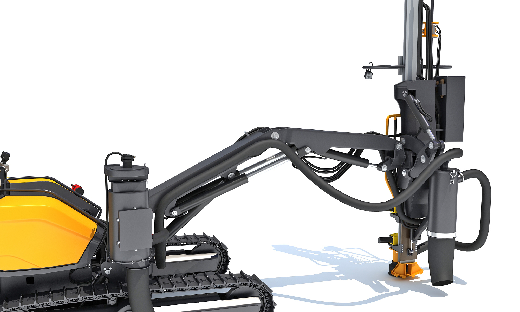 Surface Drill Rig Mining Machine 3D Model 3D Model