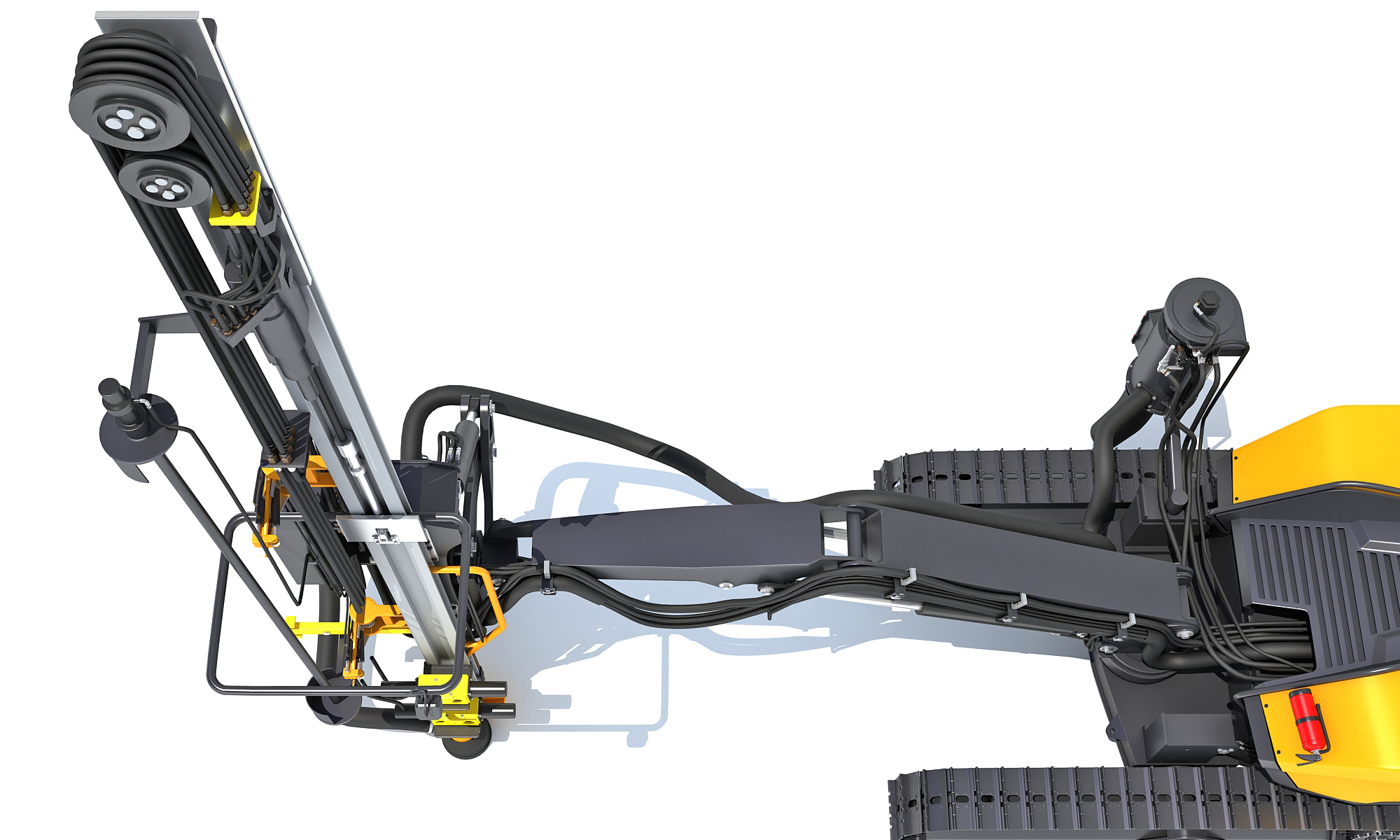 Surface Drill Rig Mining Machine 3D Model 3D Model