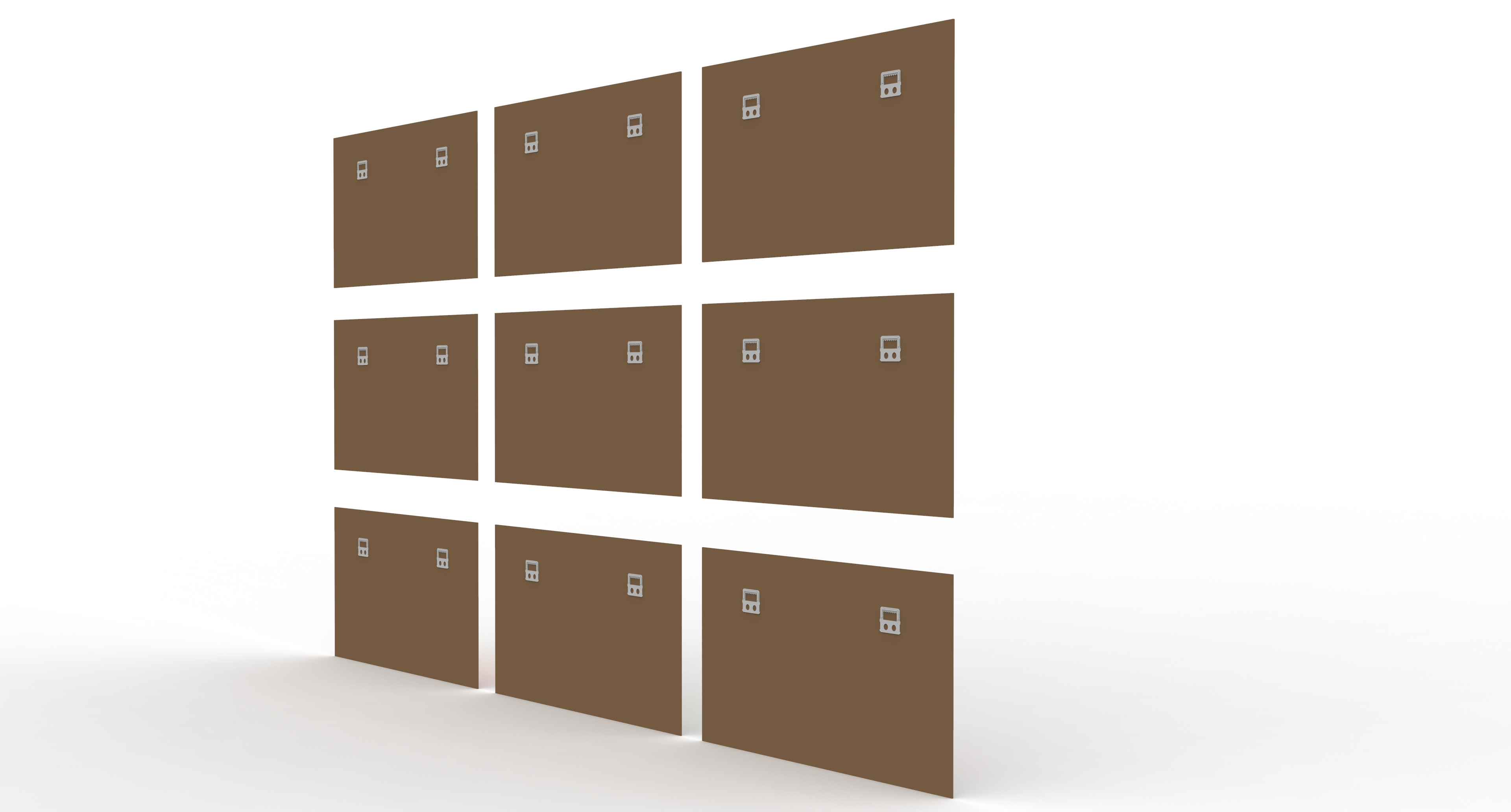 9 Wall Paintings 3D Model