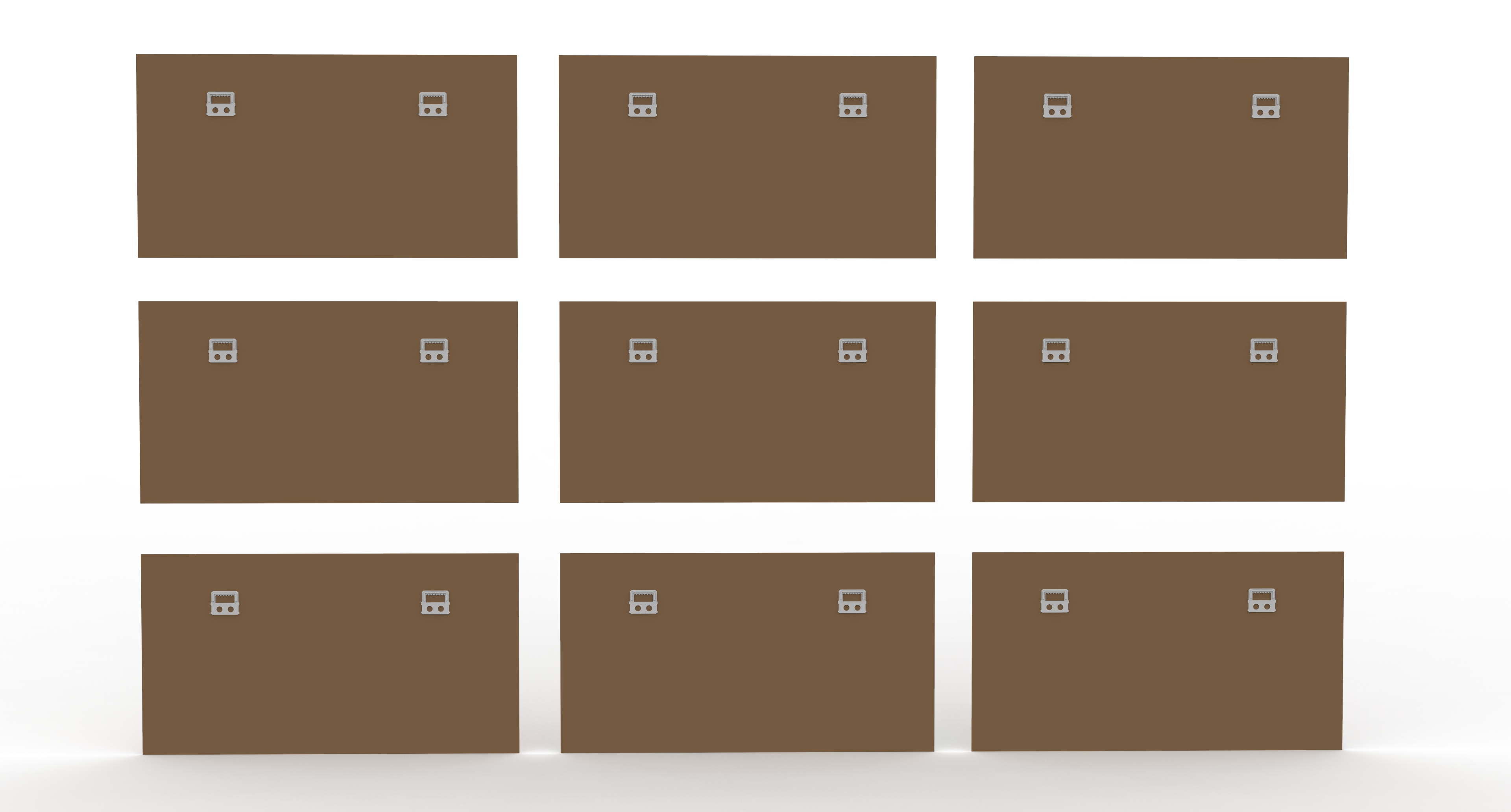 9 Wall Paintings 3D Model