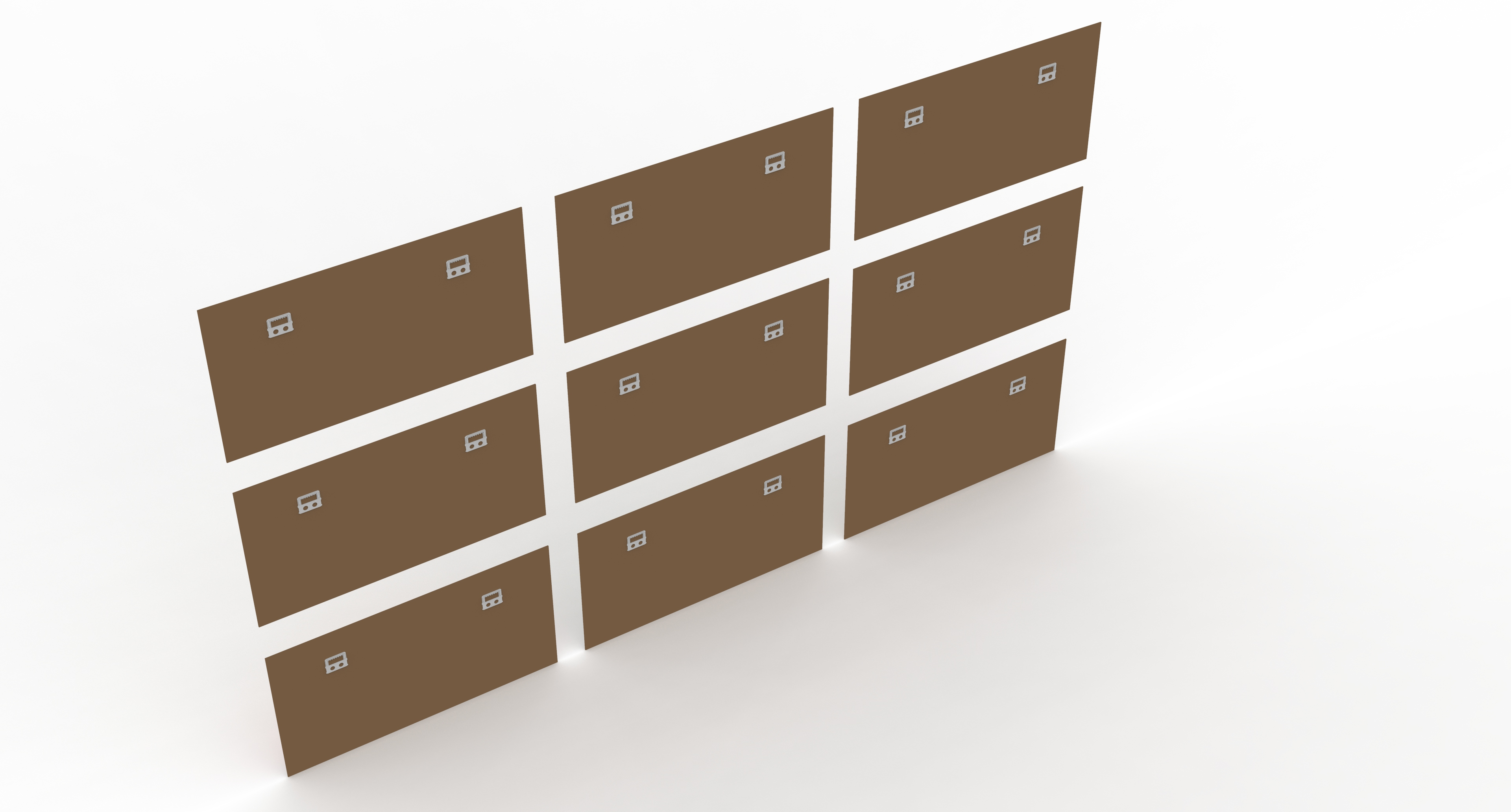 9 Wall Paintings 3D Model