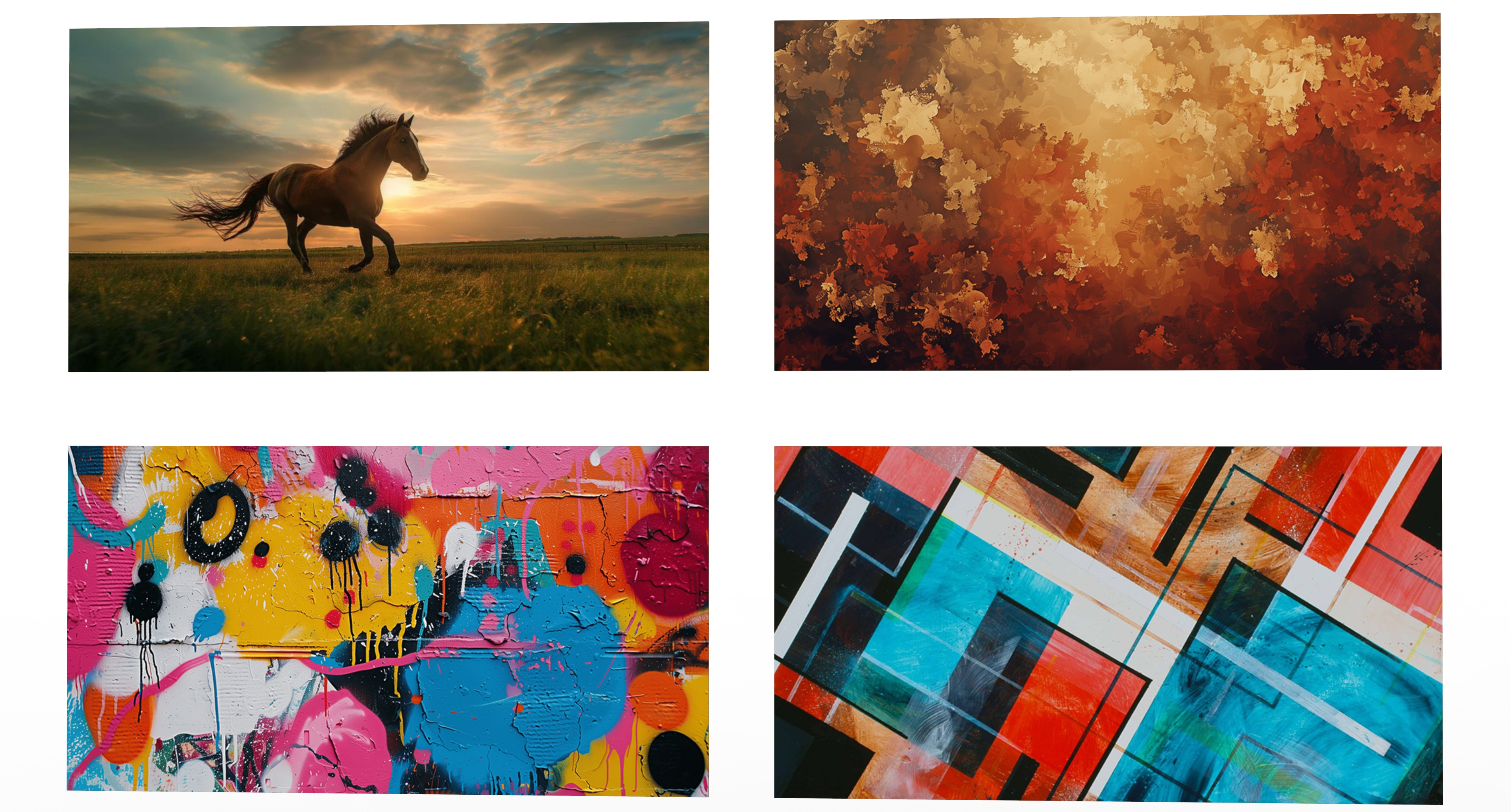 9 Wall Paintings 3D Model