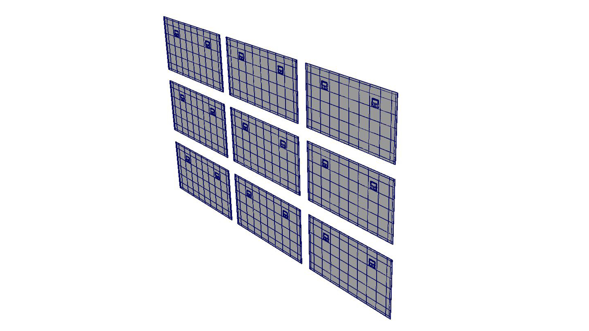 9 Wall Paintings 3D Model