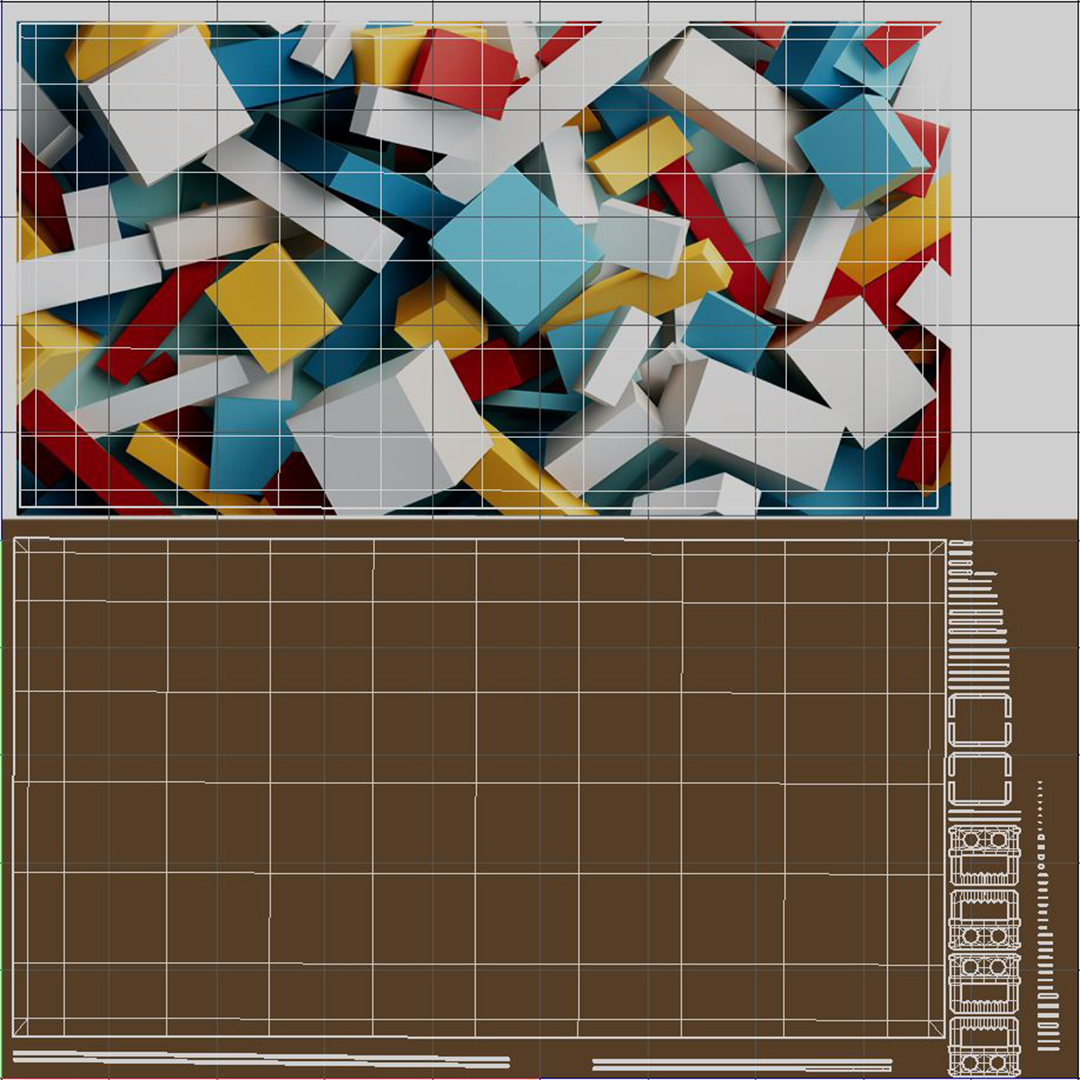 9 Wall Paintings 3D Model