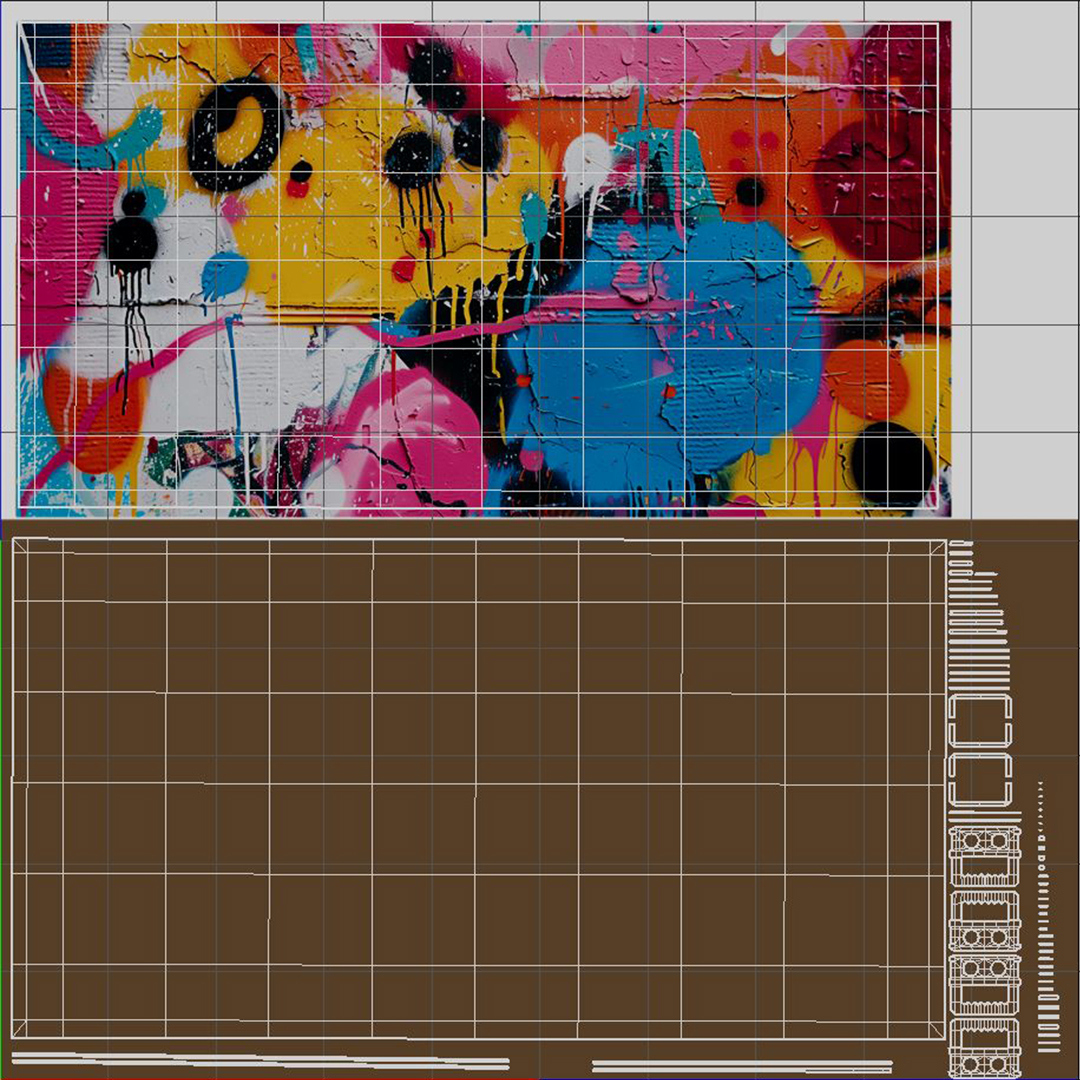 9 Wall Paintings 3D Model