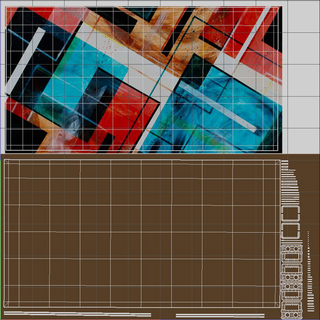 9 Wall Paintings 3D Model