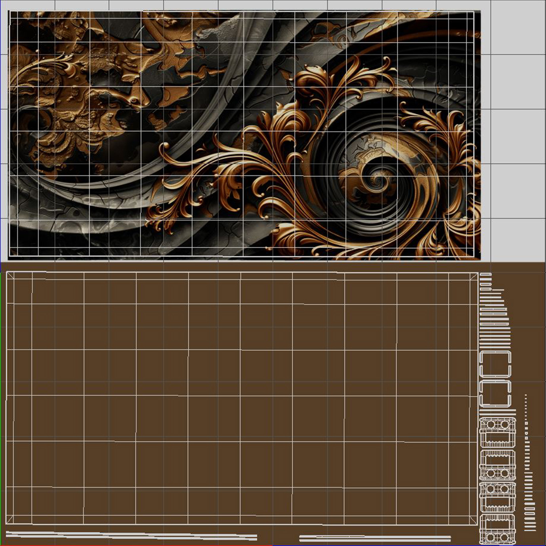 9 Wall Paintings 3D Model