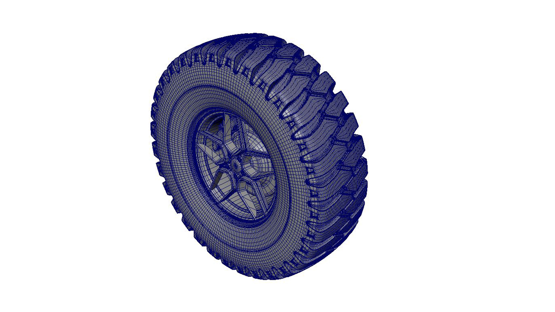 Alloy Wheel for Cars 3D Model