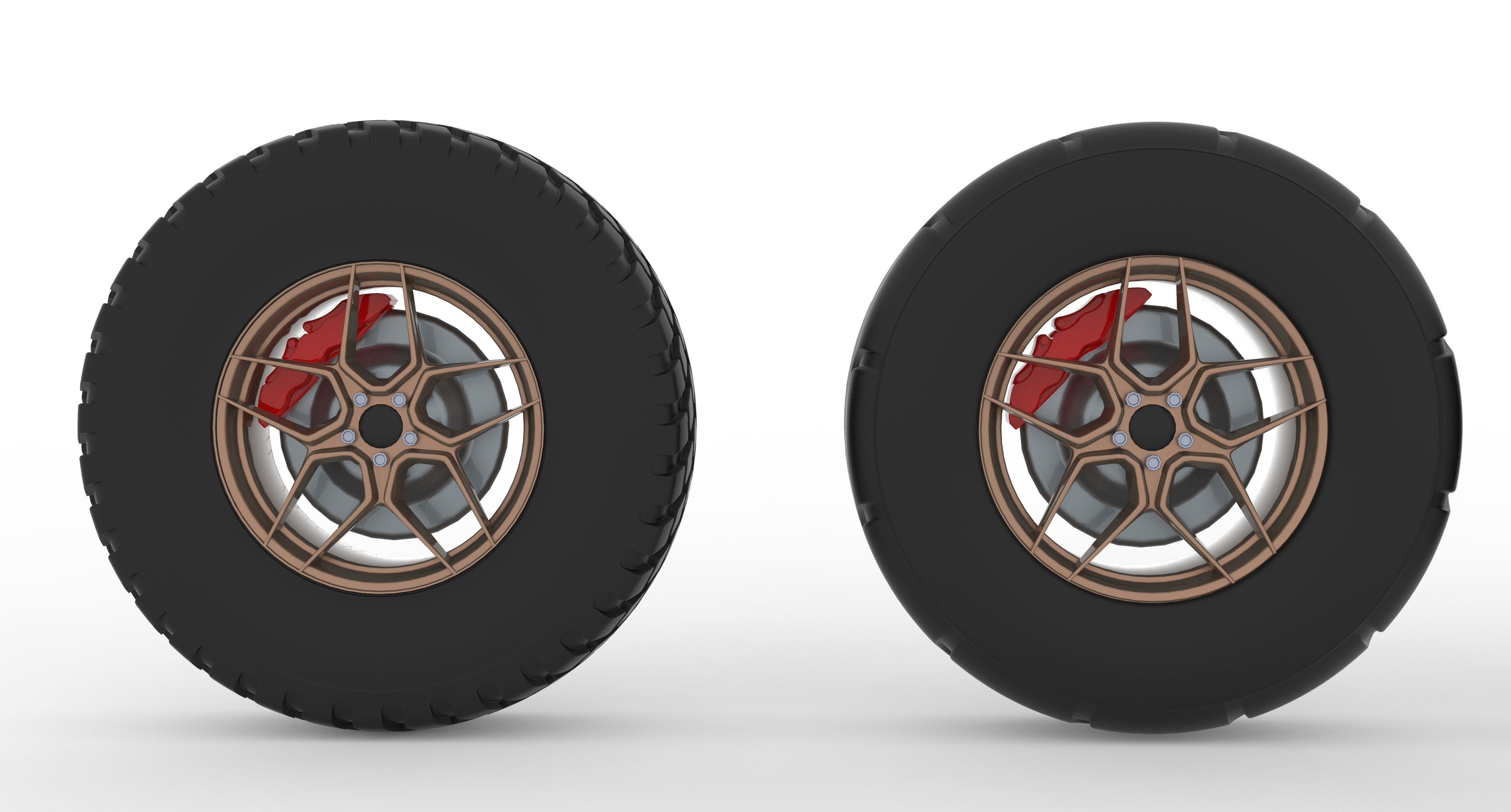 Alloy Wheel Collection 3D Model