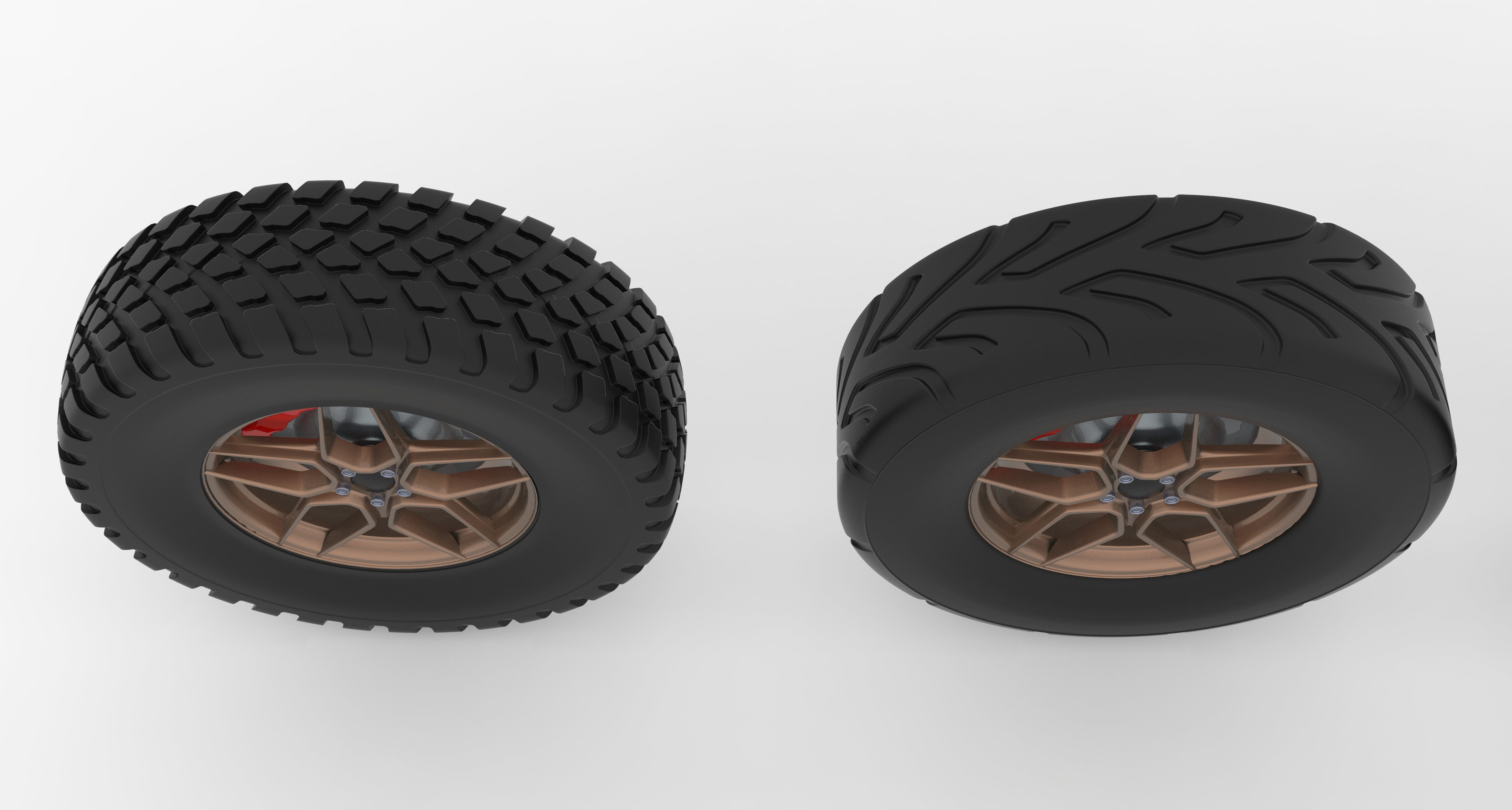 Alloy Wheel Collection 3D Model