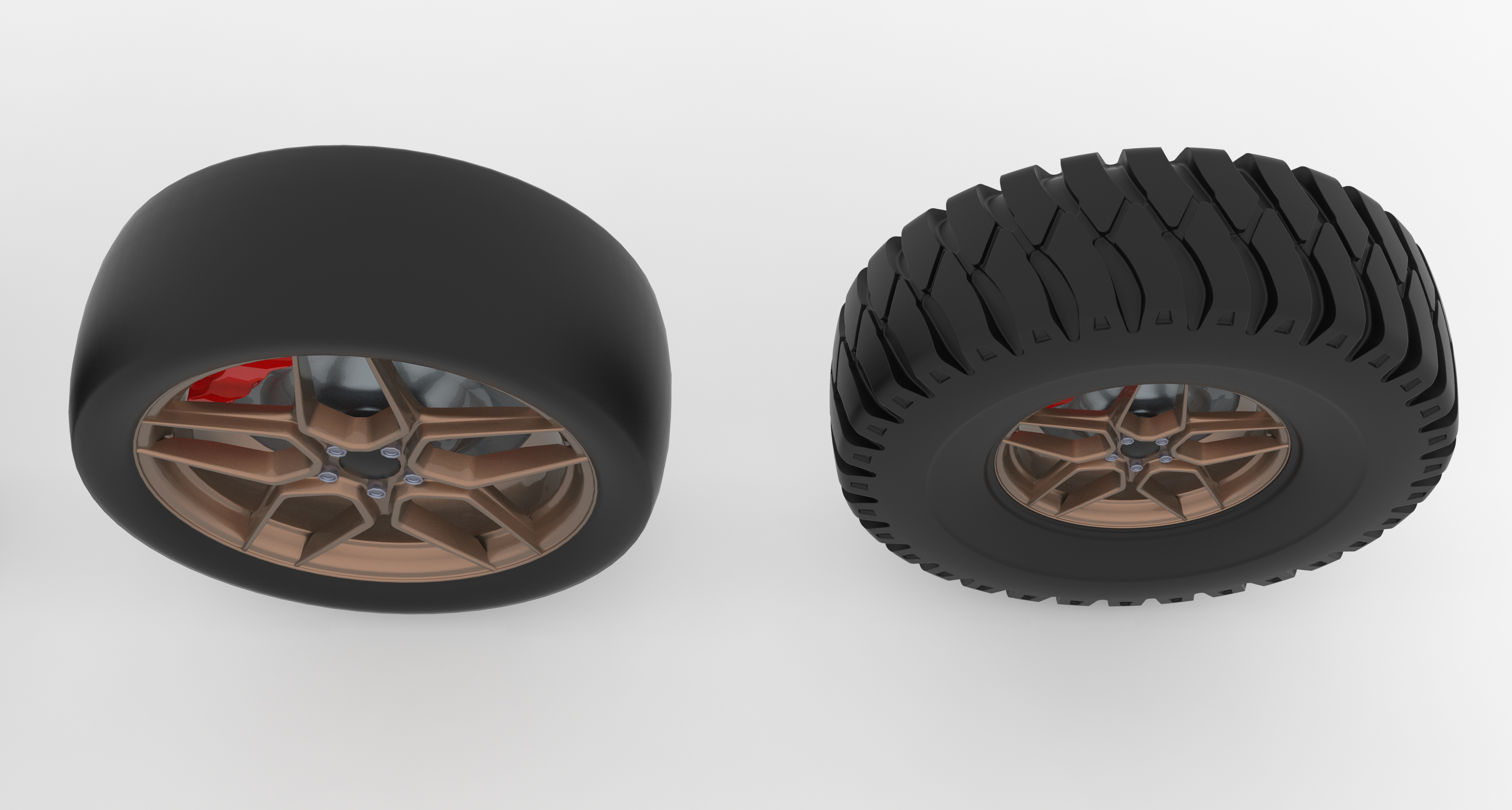 Alloy Wheel Collection 3D Model