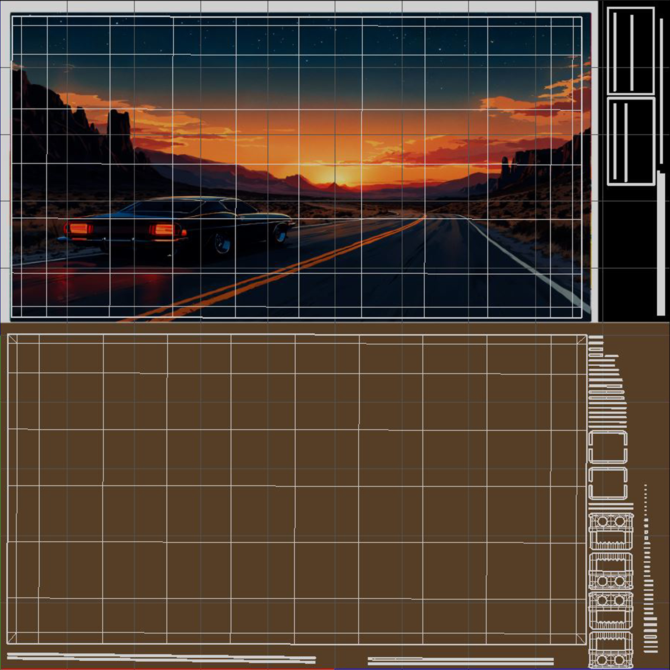 Wall Painting 3D Model