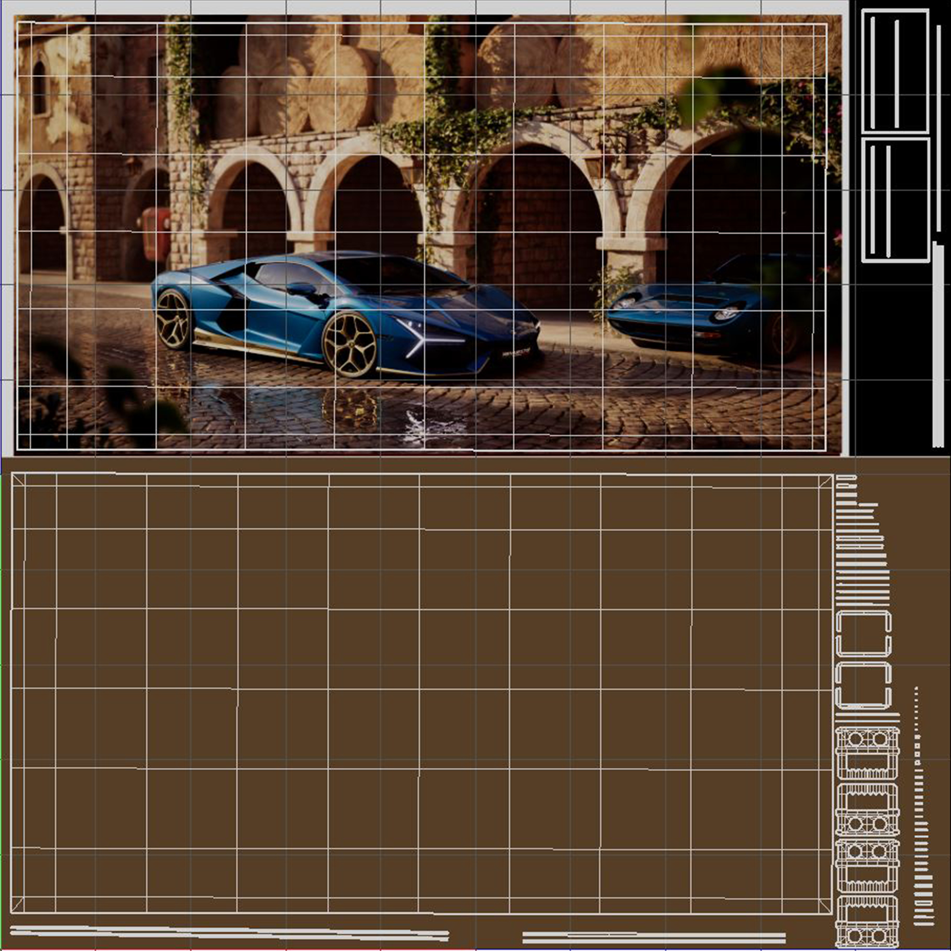 Wall Painting 3D Model