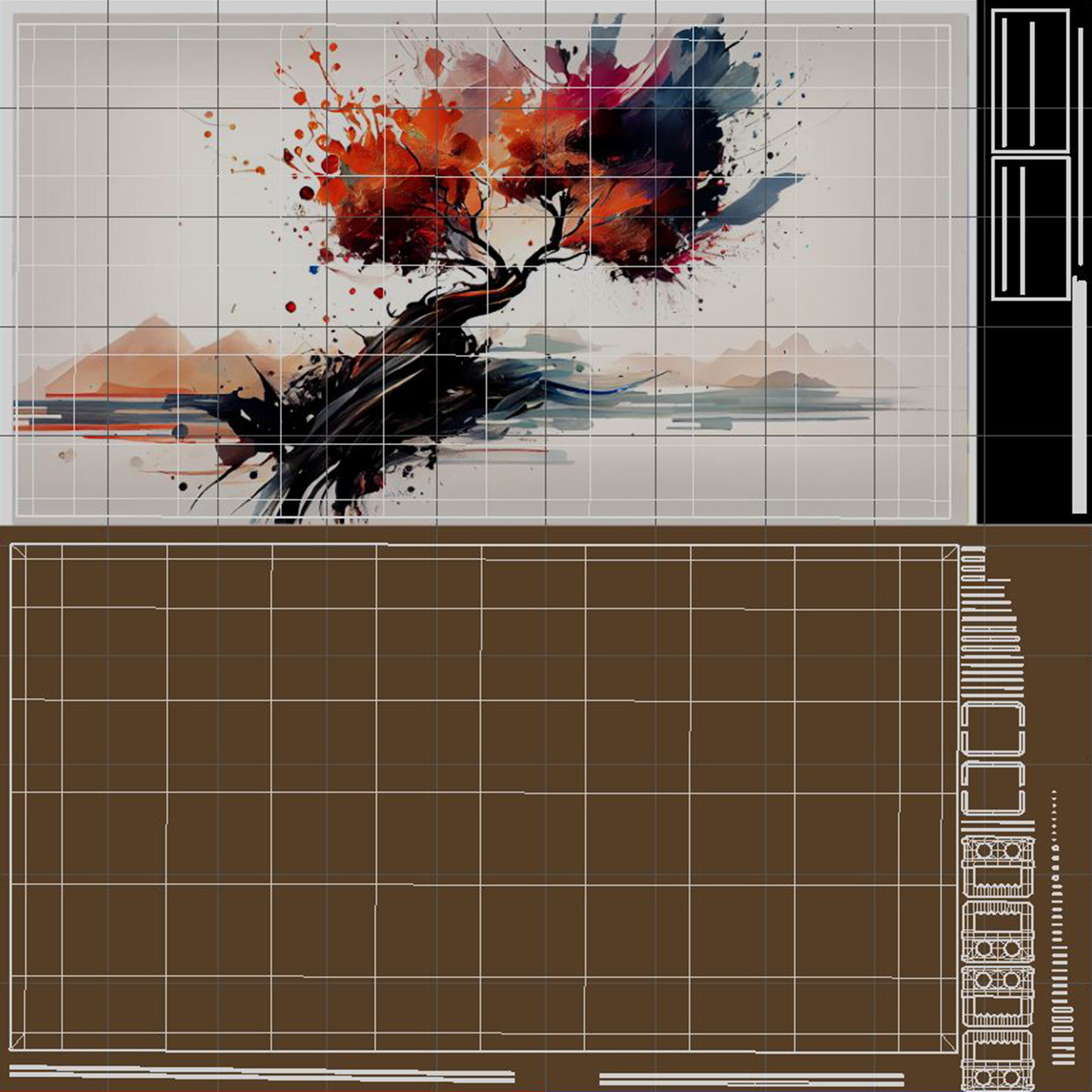 Wall Painting 3D Model