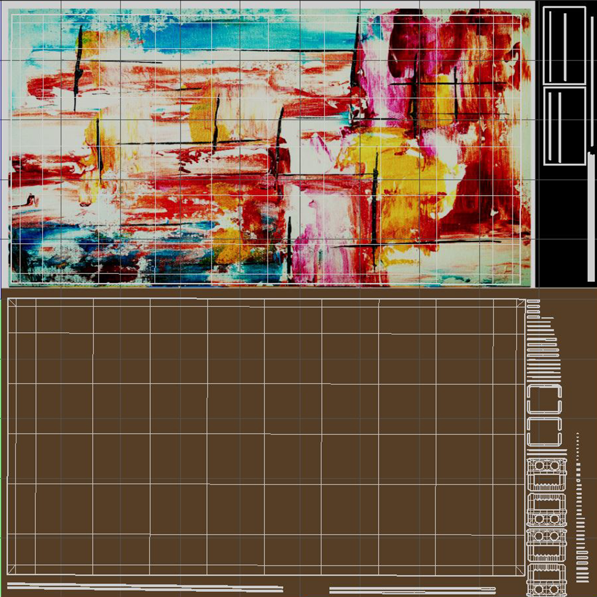 Wall Painting 3D Model