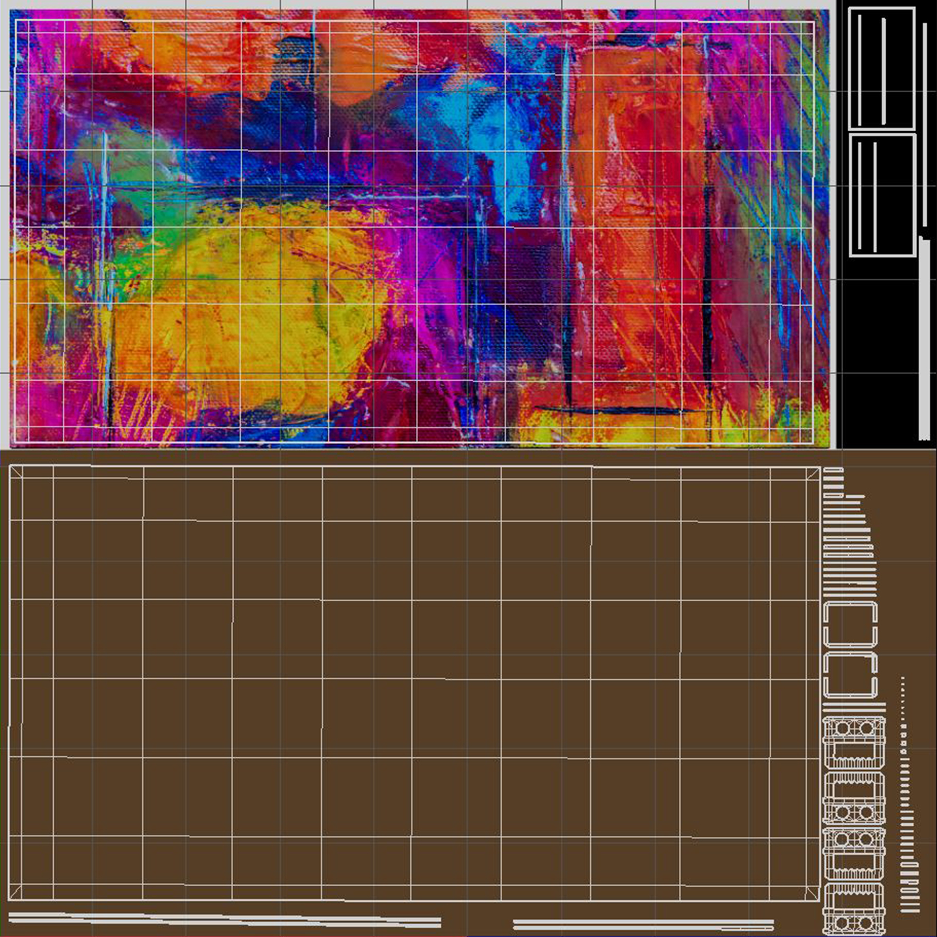 Wall Painting 3D Model