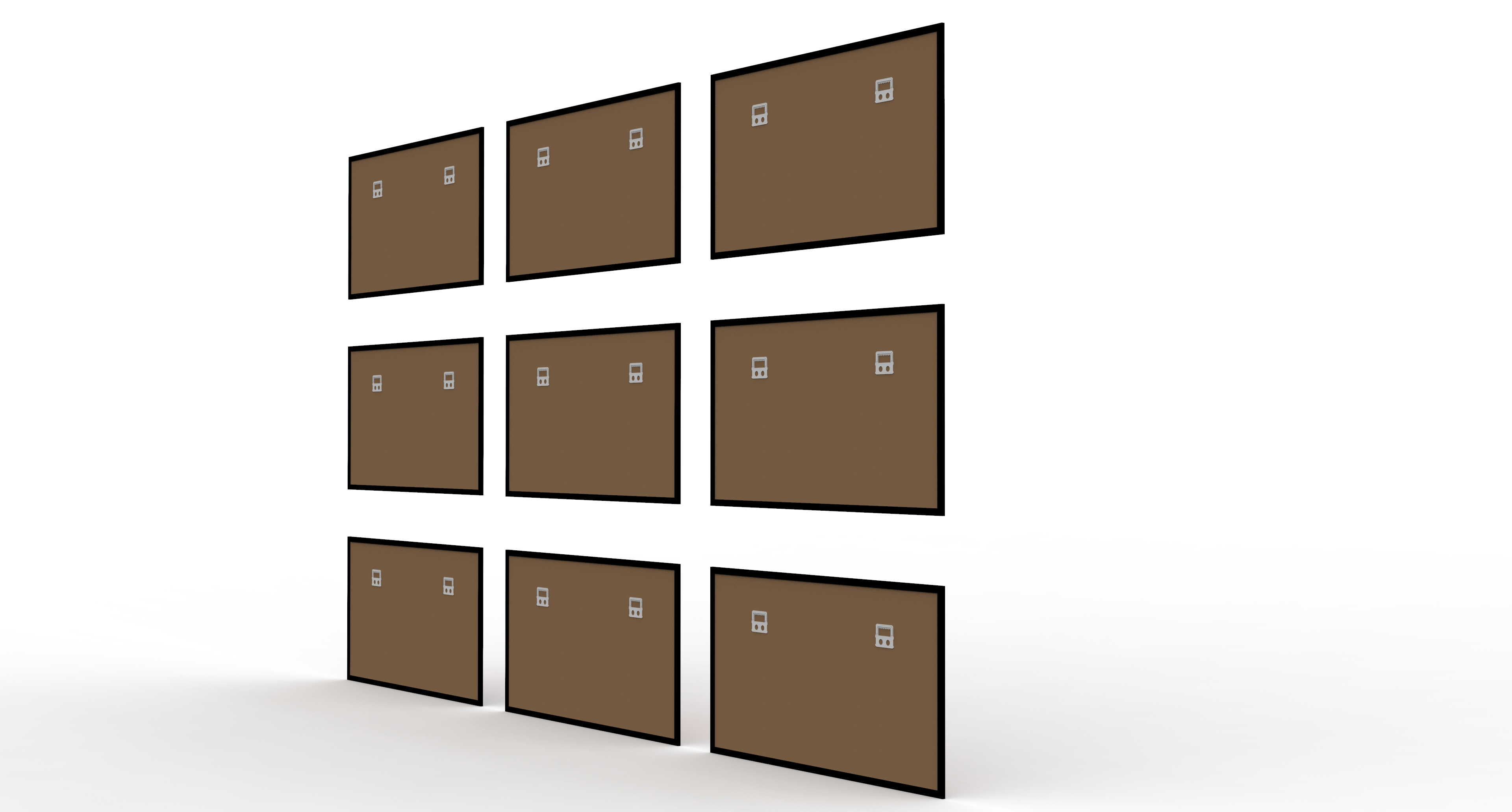 Wall Painting Collection 3D Model