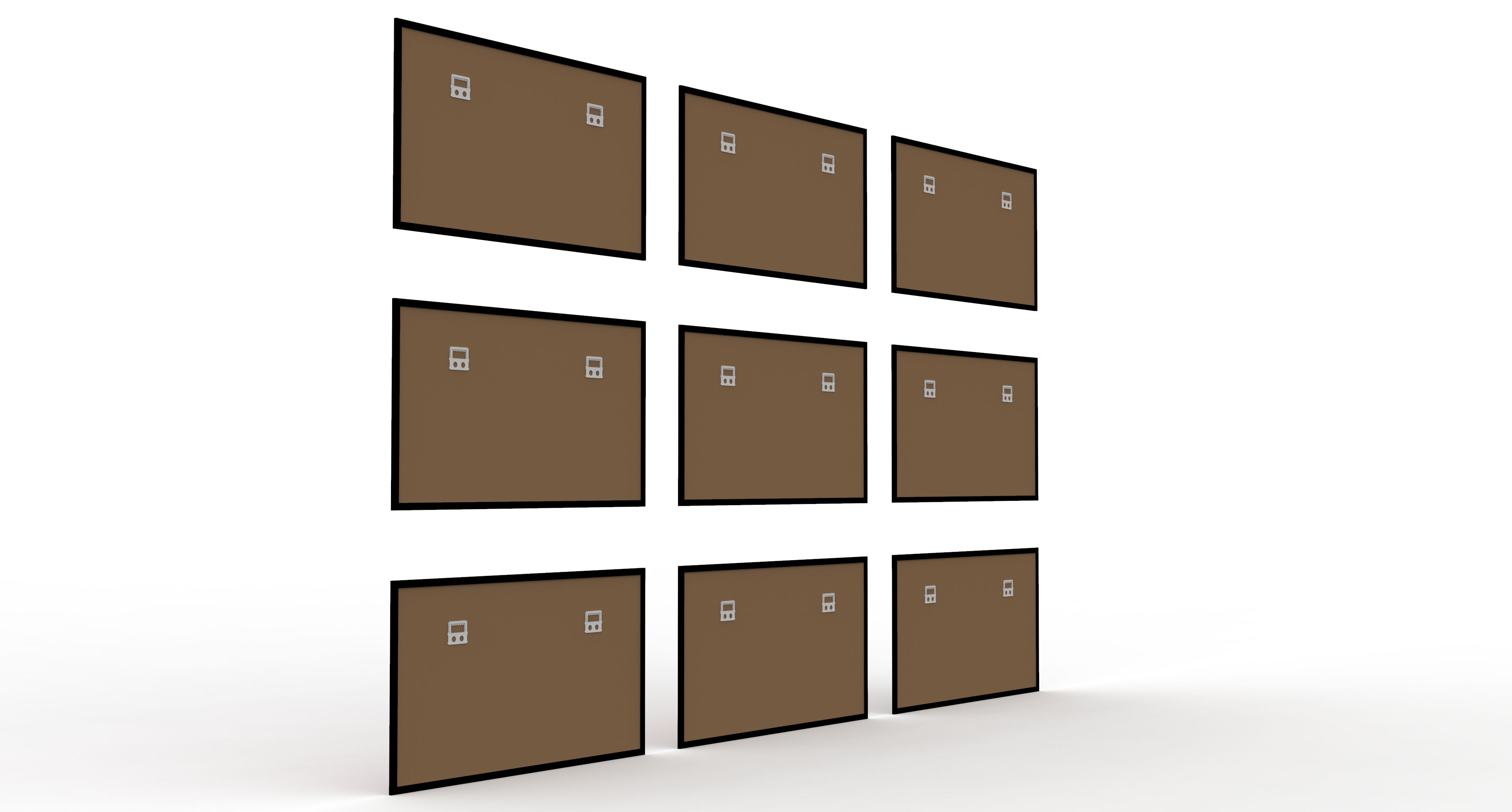 Wall Painting Collection 3D Model