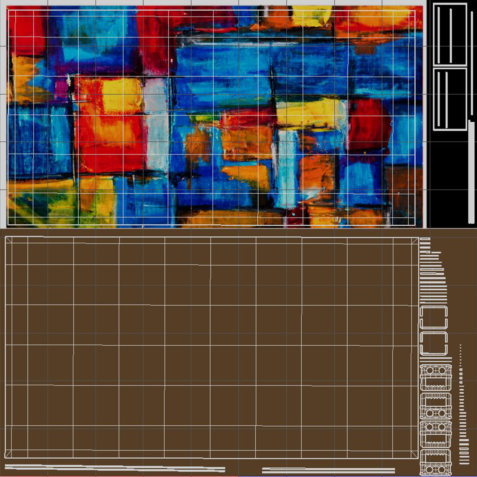 Wall Painting Collection 3D Model