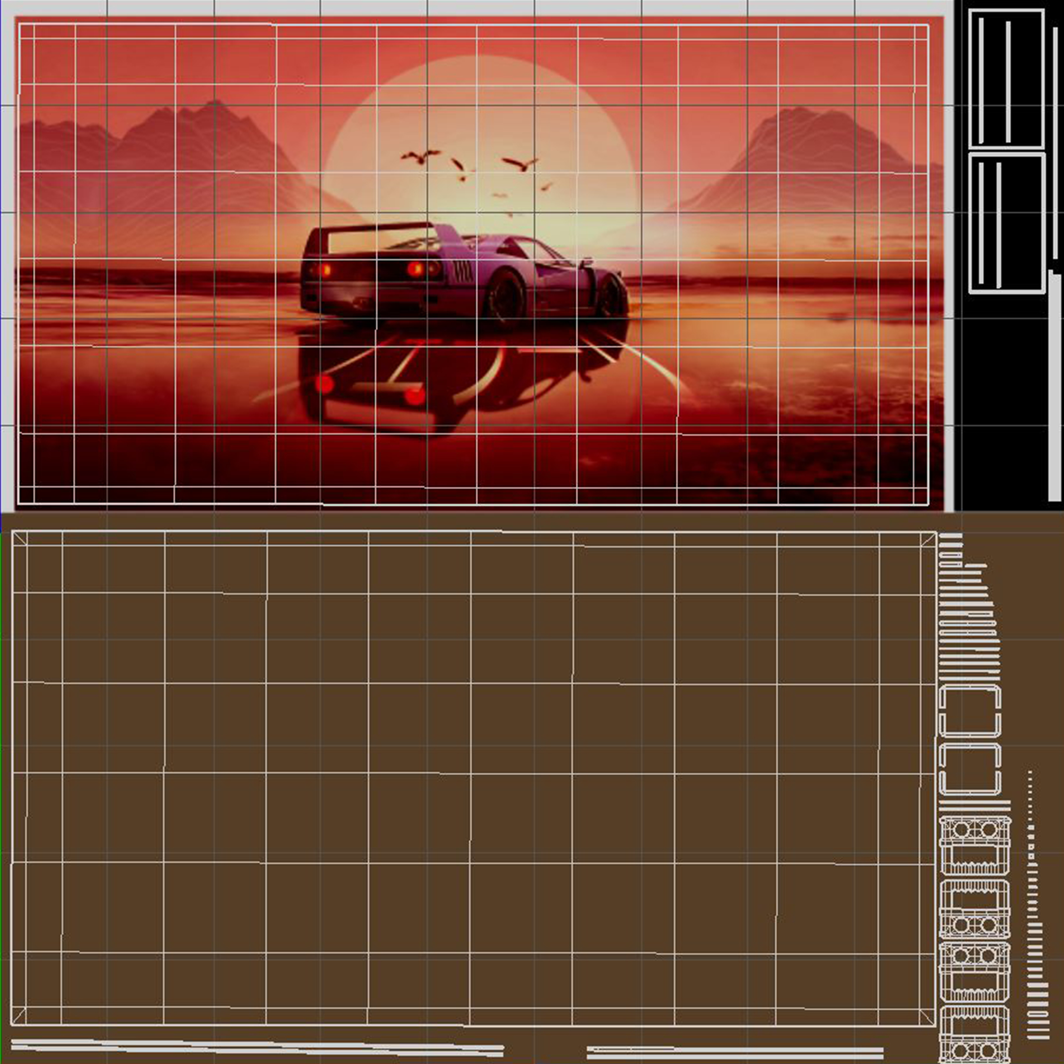 Wall Painting Collection 3D Model