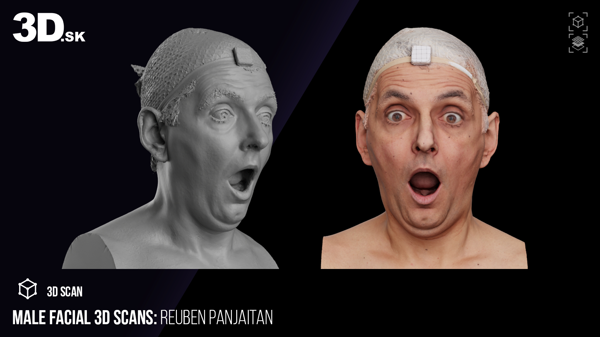 Female 3D Facial Scans &ndash Reuben Panjaitan &ndash 36 Expresions 3D Model