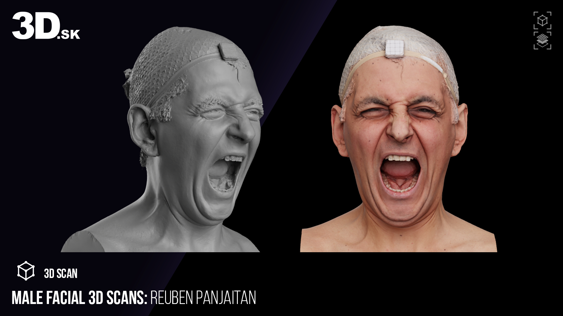Female 3D Facial Scans &ndash Reuben Panjaitan &ndash 36 Expresions 3D Model