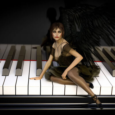 FALLEN ANGEL 3D Wallpaper